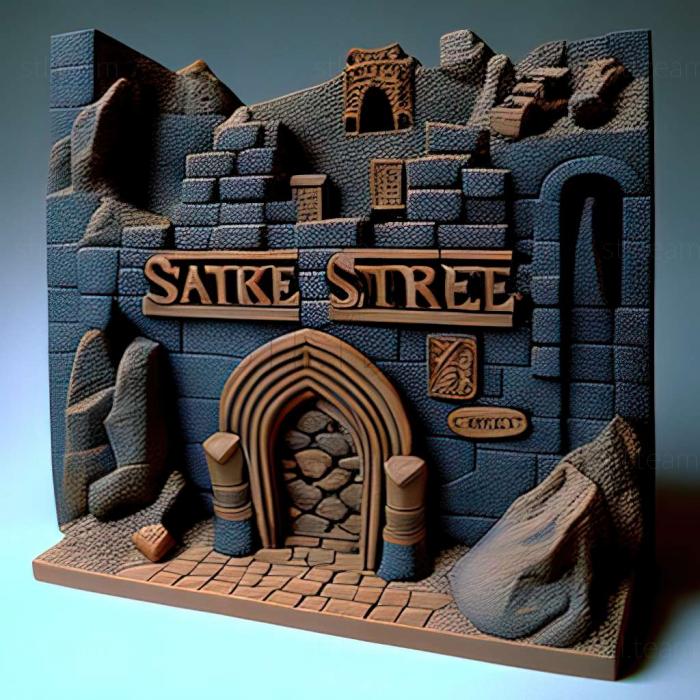 3D model Stonekeep 1995 game (STL)